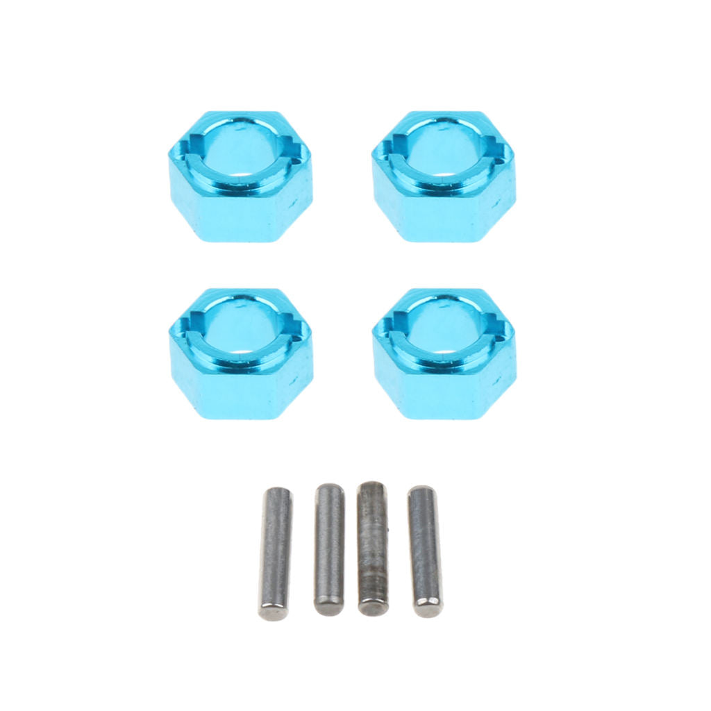 7mm Wheel Hub Hex Drive Adapter with Pins for WLtoys 1/18 RC Racing Car Accs