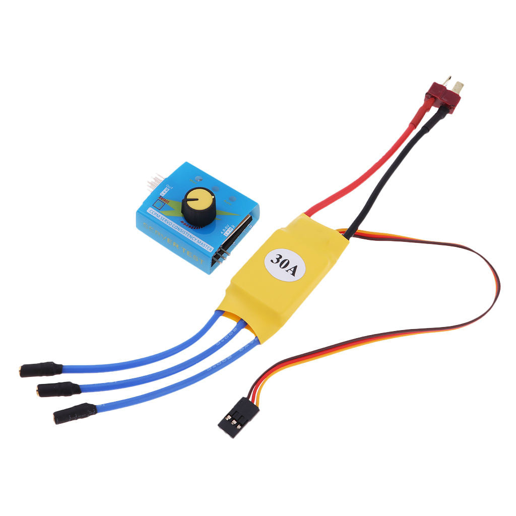 30A XXD Brushless Speed Controller RC ESC+Servo Tester for RC Drone