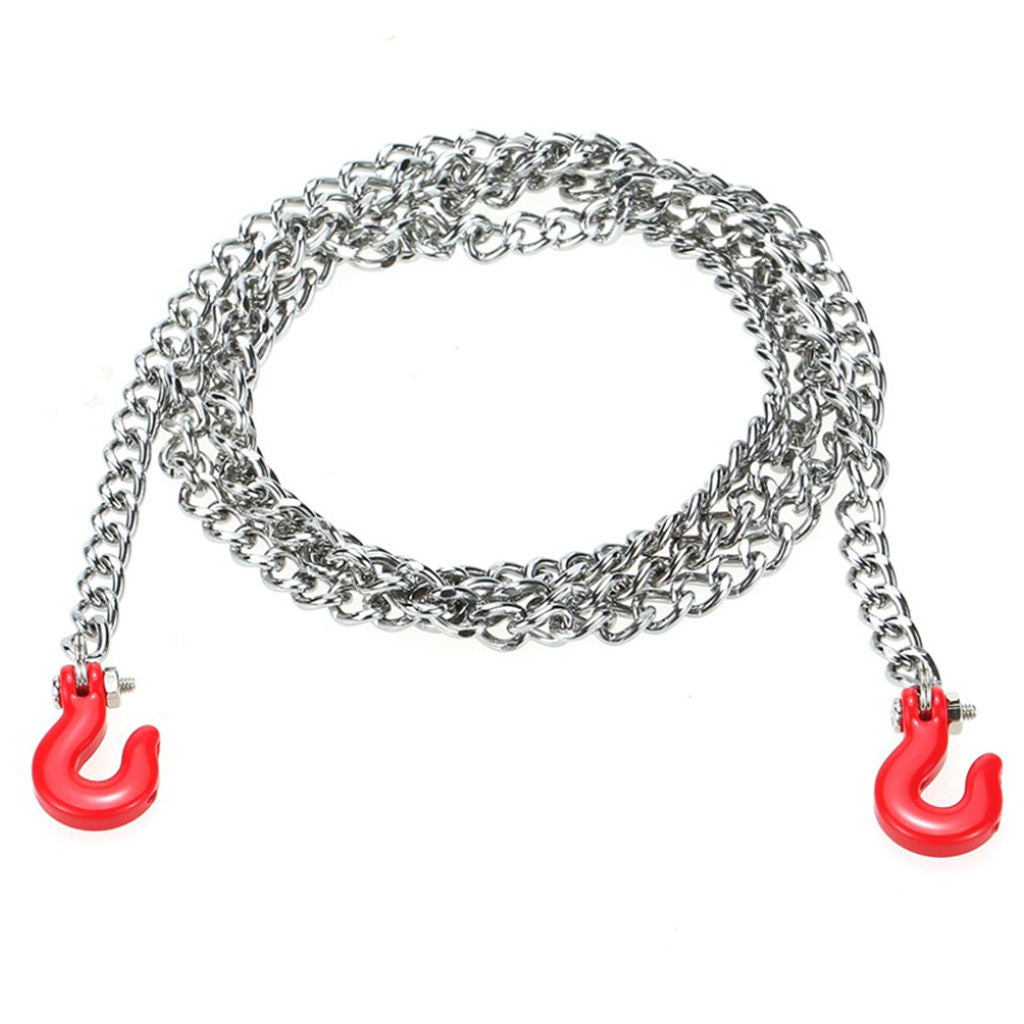 RC Crawler Winch Anchor with Hook Chain for Axial SCX10 D90 D110 Accessories