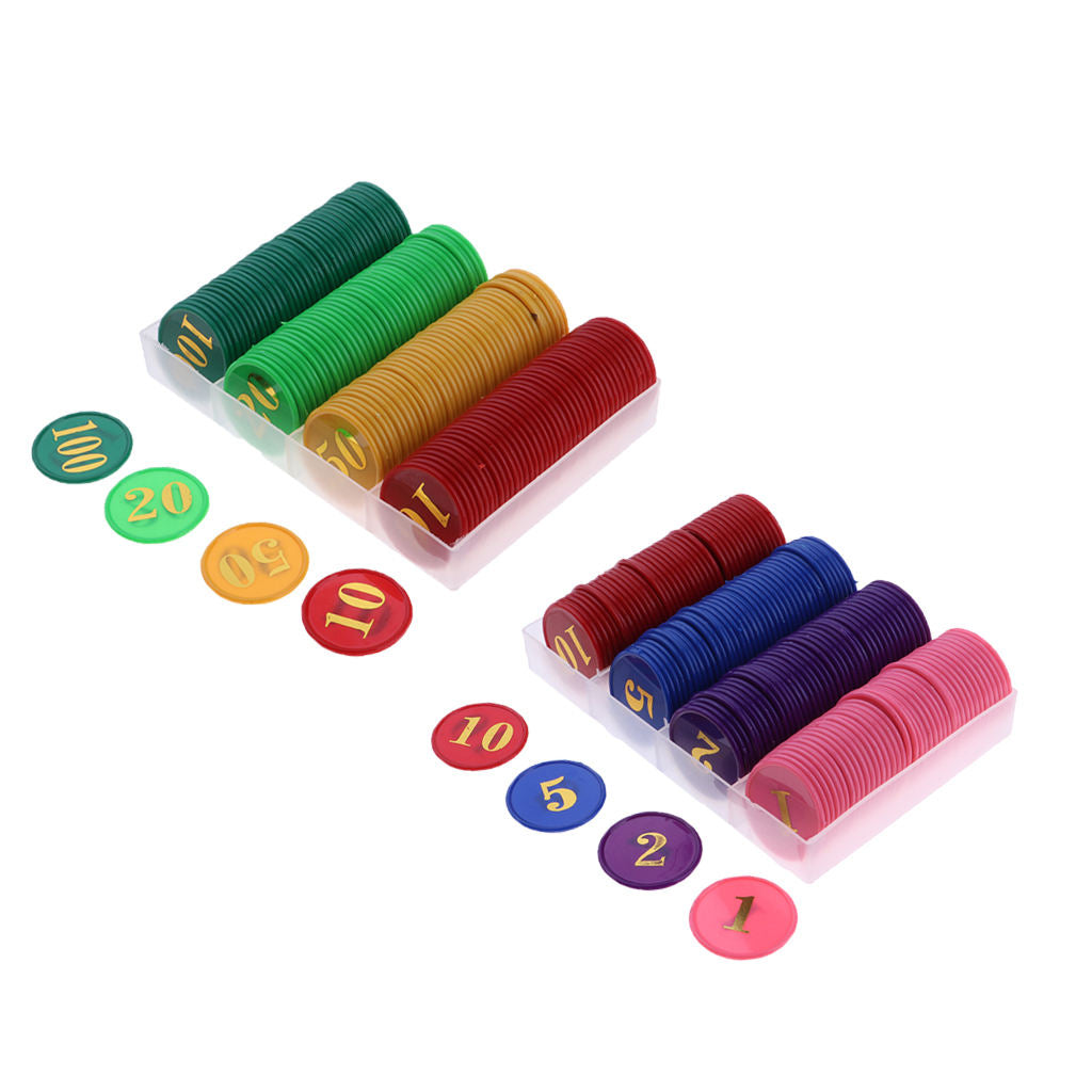 Math Game& Entertainment Accessories-Game Coin Gambling Chips,320Pcs