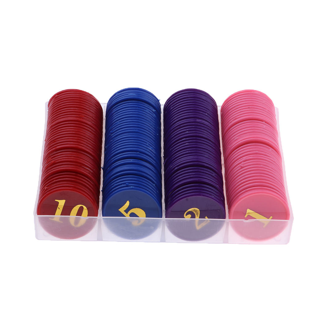 Math Game& Entertainment Accessories-Game Coin Gambling Chips,320Pcs
