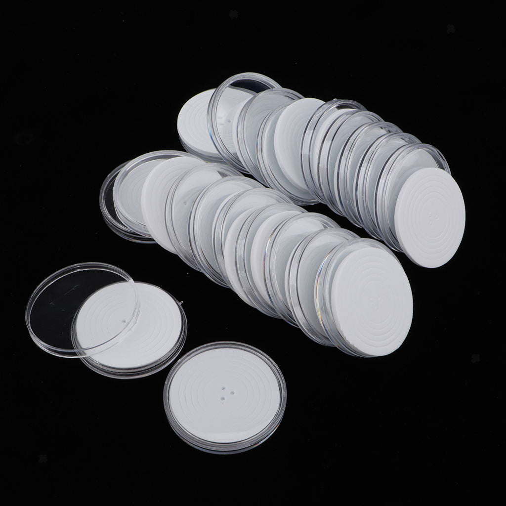 Pack of 10, 46mm Coin Capsules Holder Protect Gasket Coin Holder Case & Soft