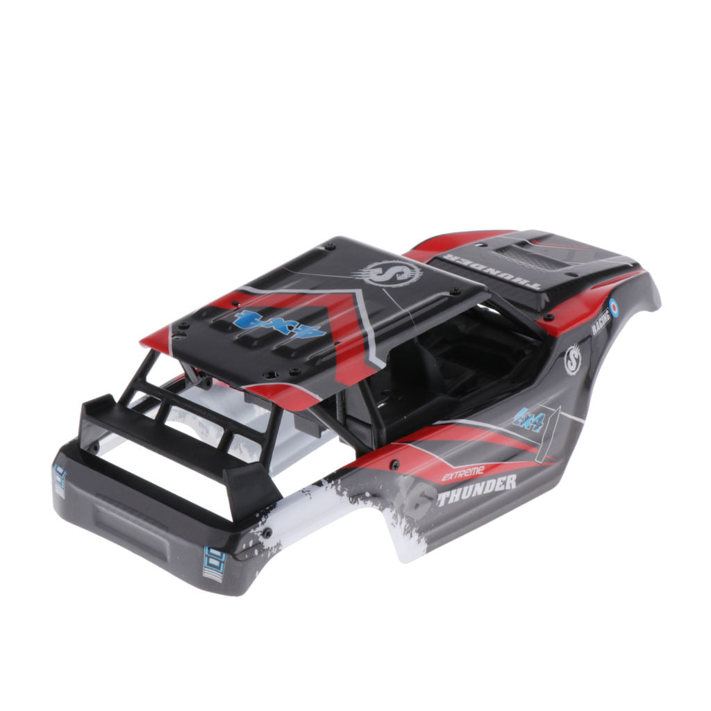 1/18 Scale 4WD RC Car Parts  RC Car Body Shell Frame 18311 Red Plastic DIY