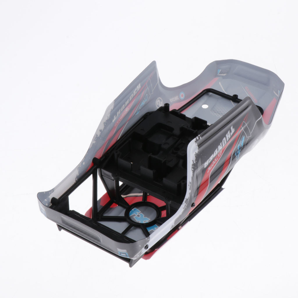 1/18 Scale 4WD RC Car Parts  RC Car Body Shell Frame 18311 Red Plastic DIY