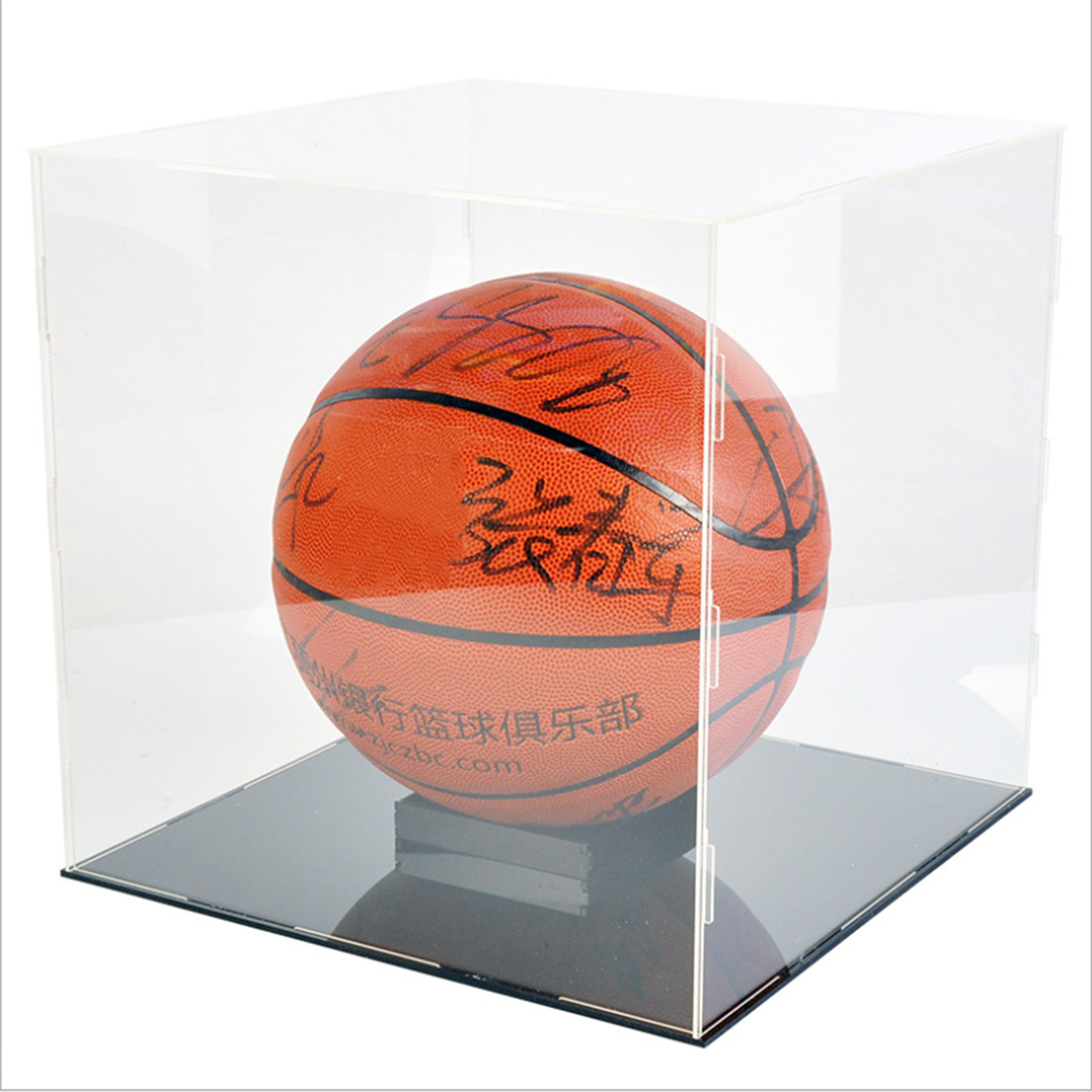 30x30x30cm Clear Case Box Dustproof   Perspex for Basketball Display