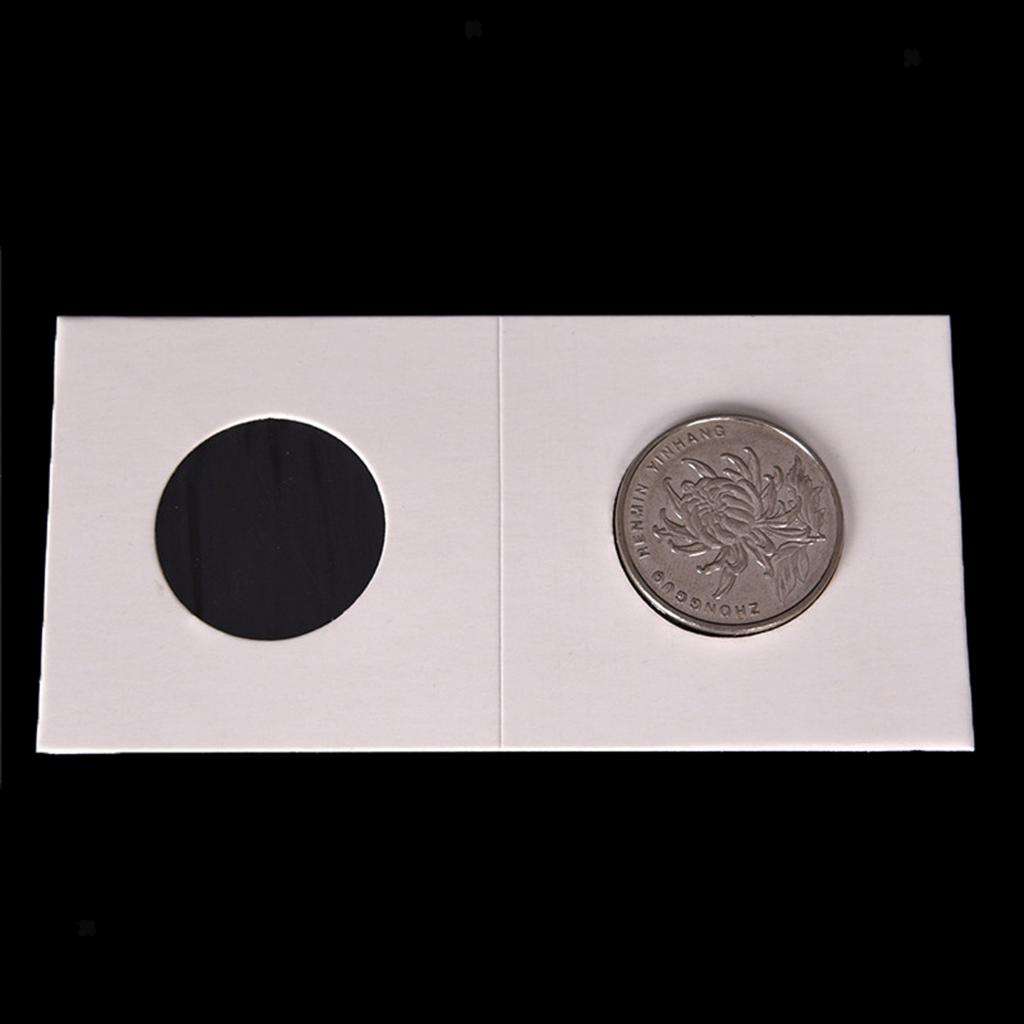 50x Cardboard Coin Holder Card 2x2 Mega Assorment for Collector 31.5mm