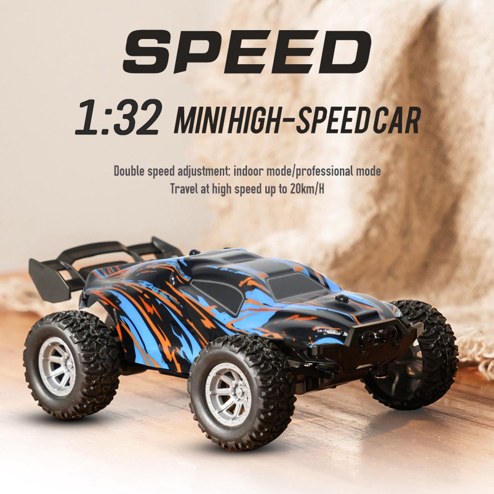 Mini RC Racing Car 20Km/h  Waterproof 2.4G Remote Control Truck Buggy