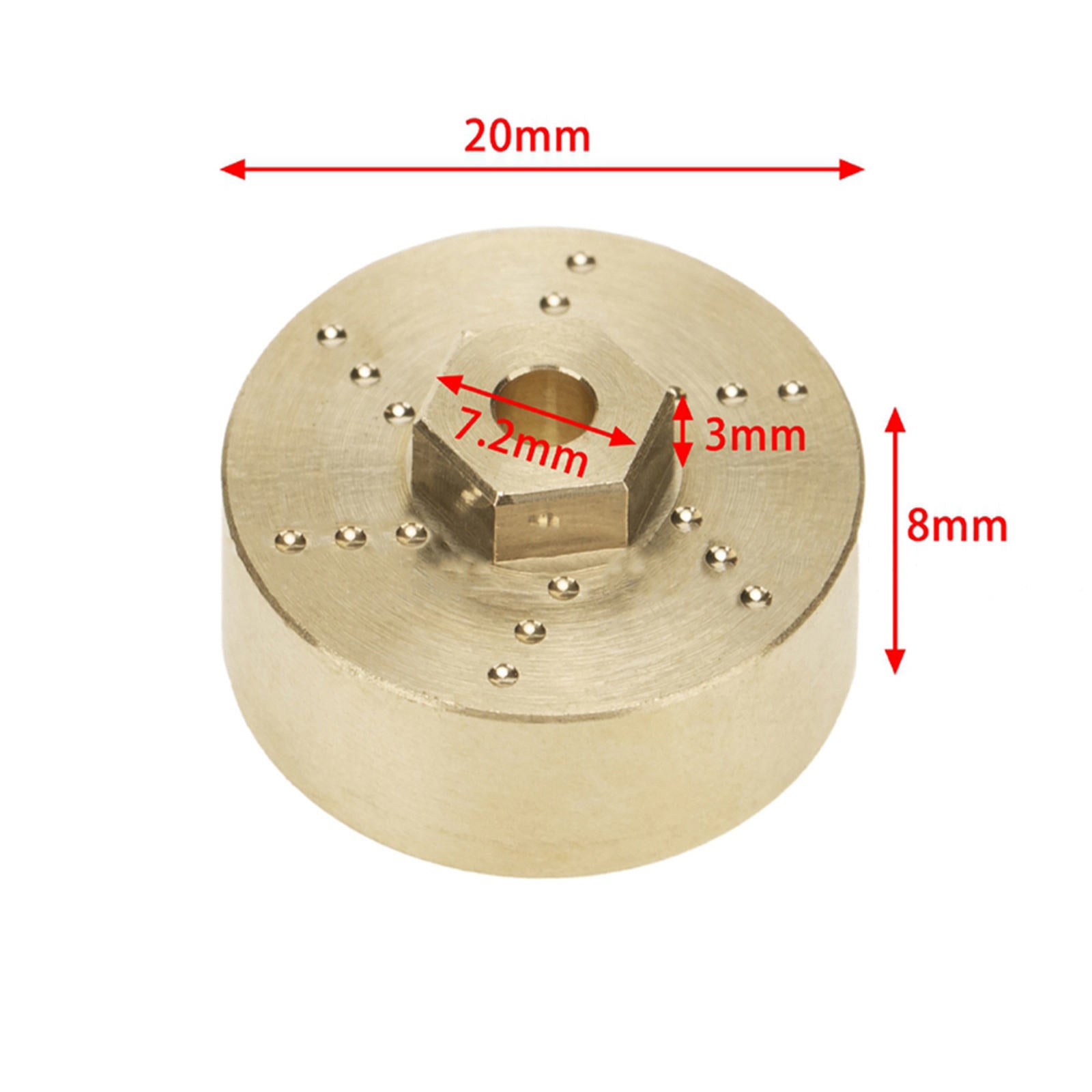 Wheel Internal Counterweight fits for Axial SCX24 AXI90081 AXI00002 Crawler