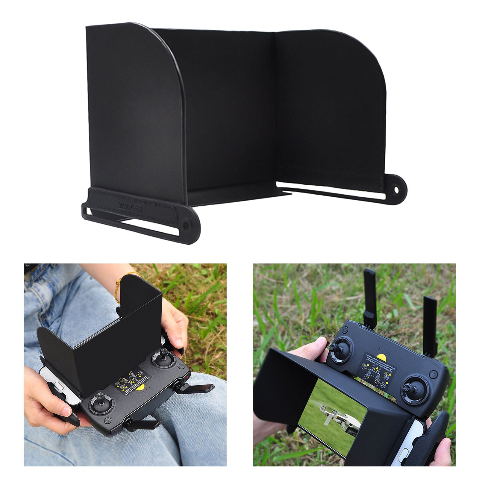 Foldable Phone Sun Hood Cover Shade for DJI Mavic Mini 2 Romote Control Accs