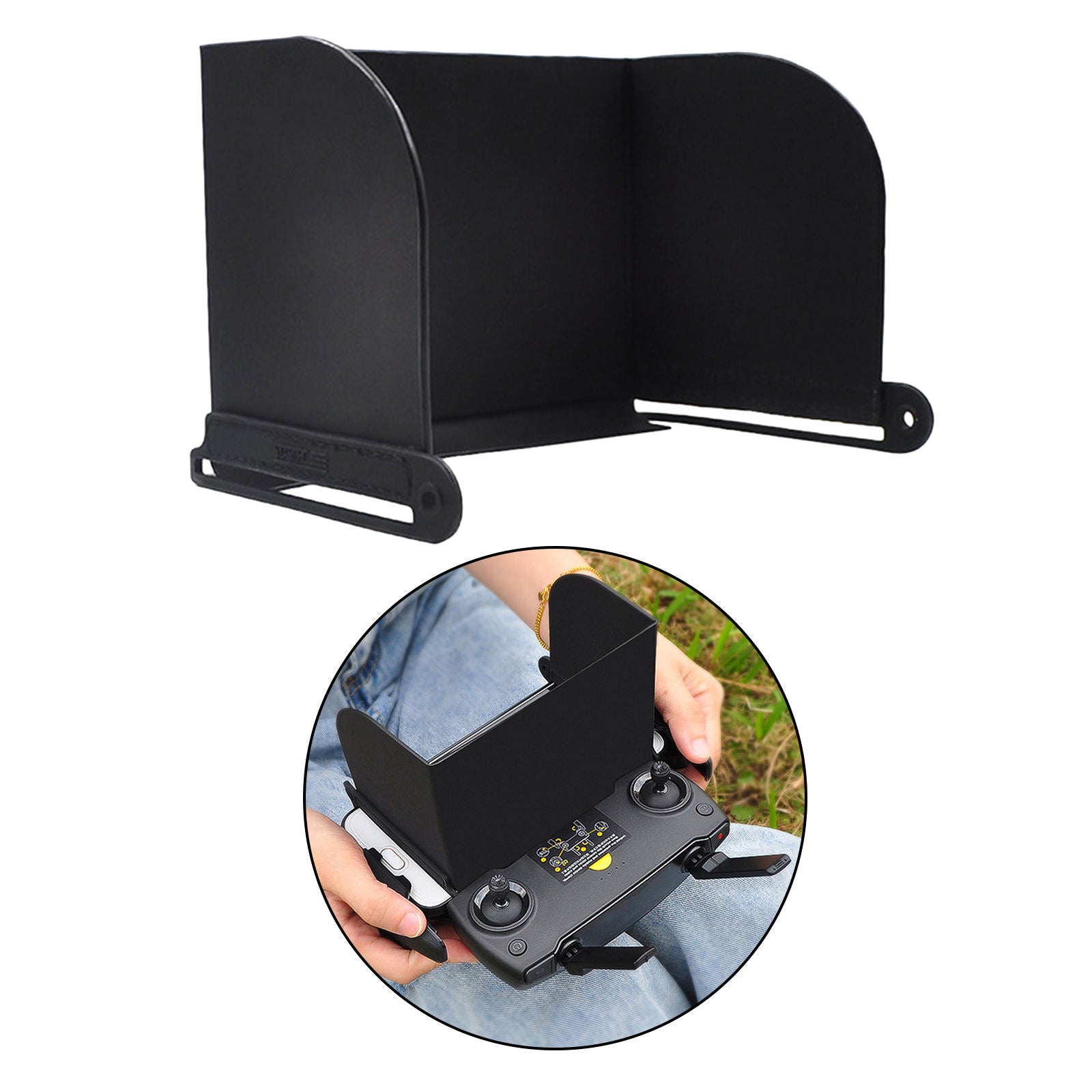 Foldable Phone Sun Hood Cover Shade for DJI Mavic Mini 2 Romote Control Accs