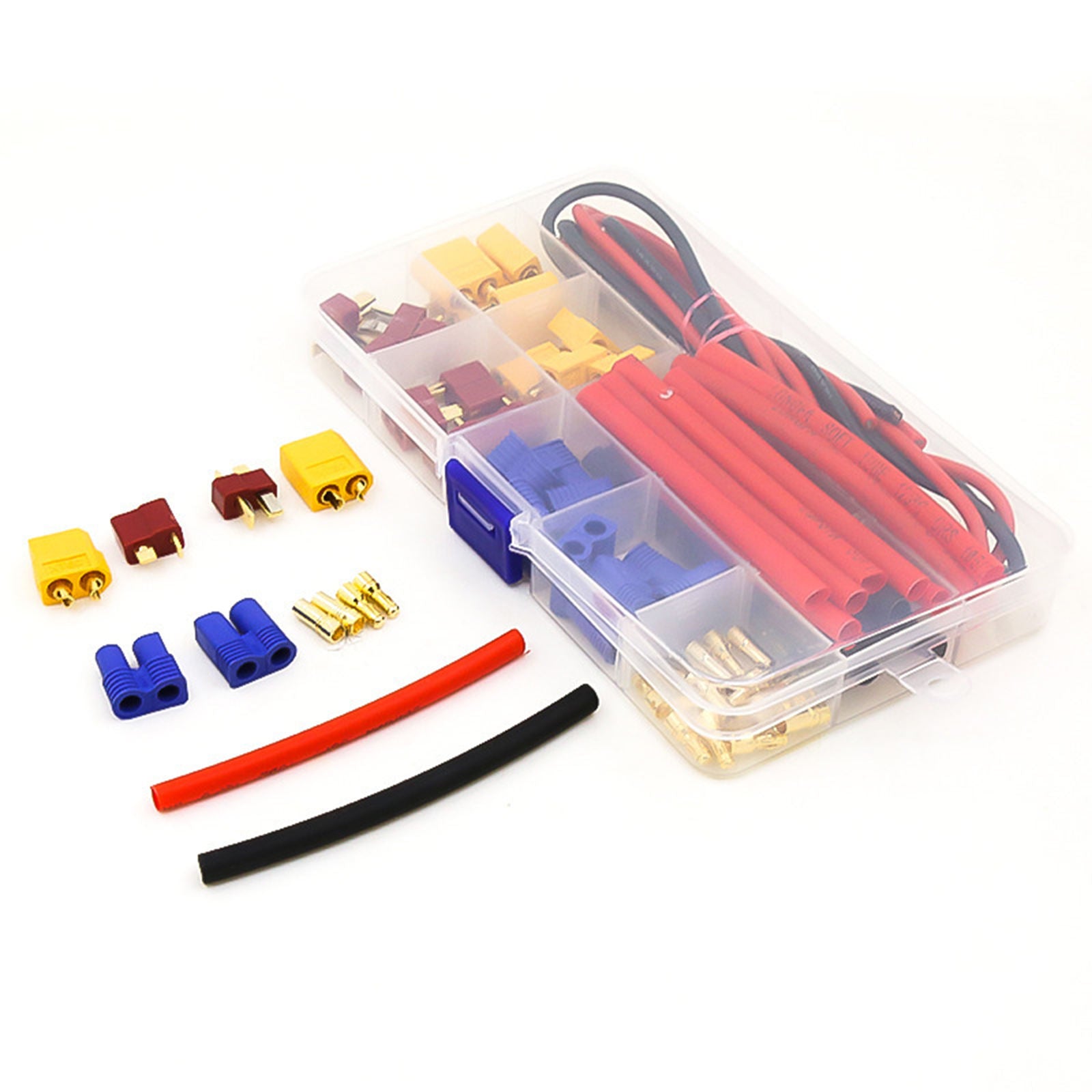 T-Plug 100cm 14AWG Silicone Wire for FPV Lipo Battery Parts Replacement