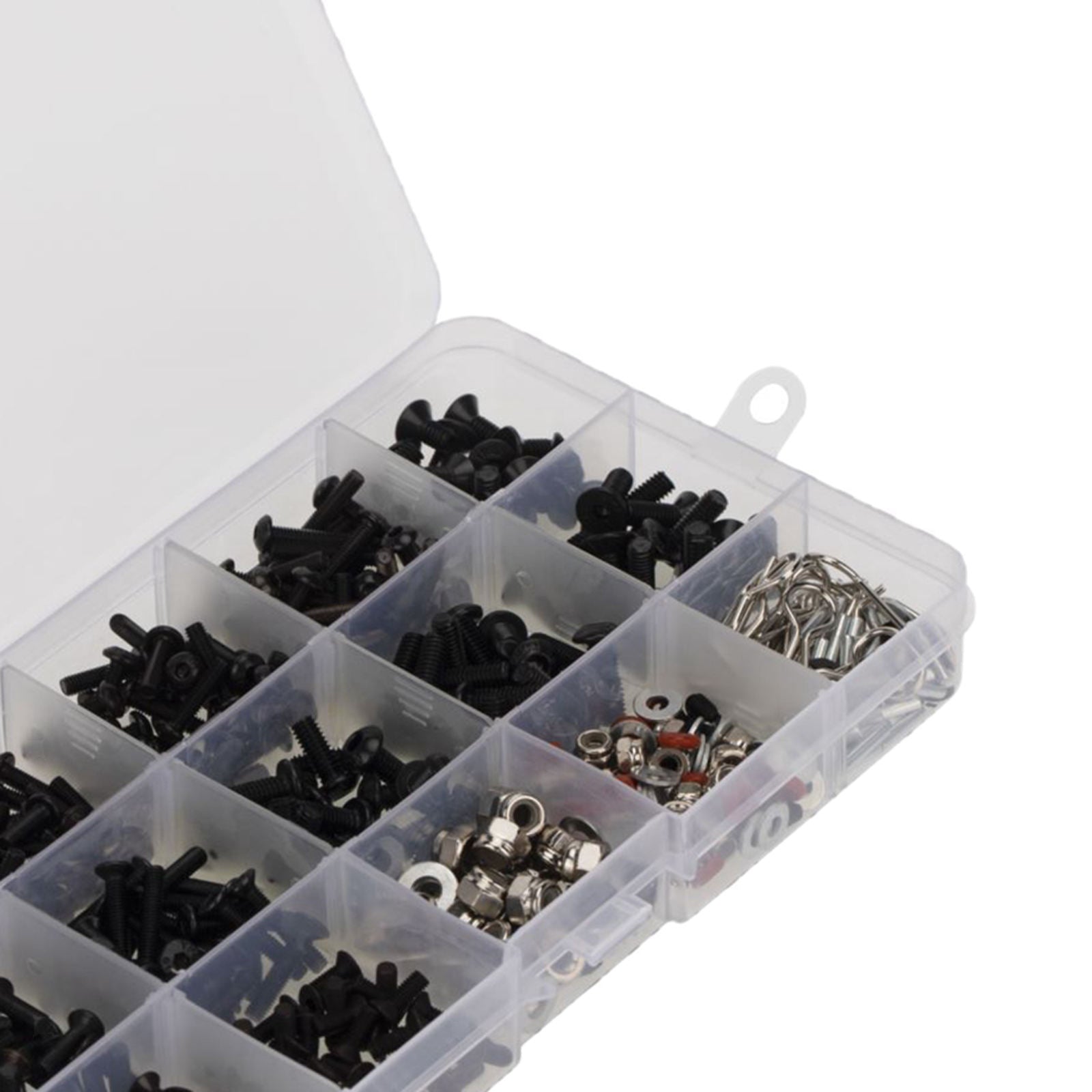 500Pcs Metal M3 M4 Screws Pins Kit Fit for 1/8 1/12 RC Car Accessories