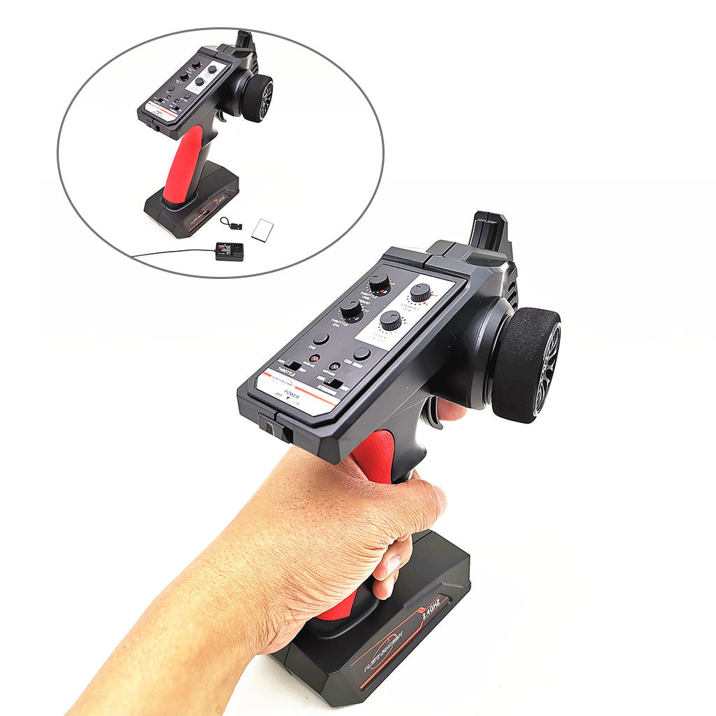 2.4G 4CH Remote Control Transmitter w/ Receiver for RC Car Vehicles Tank