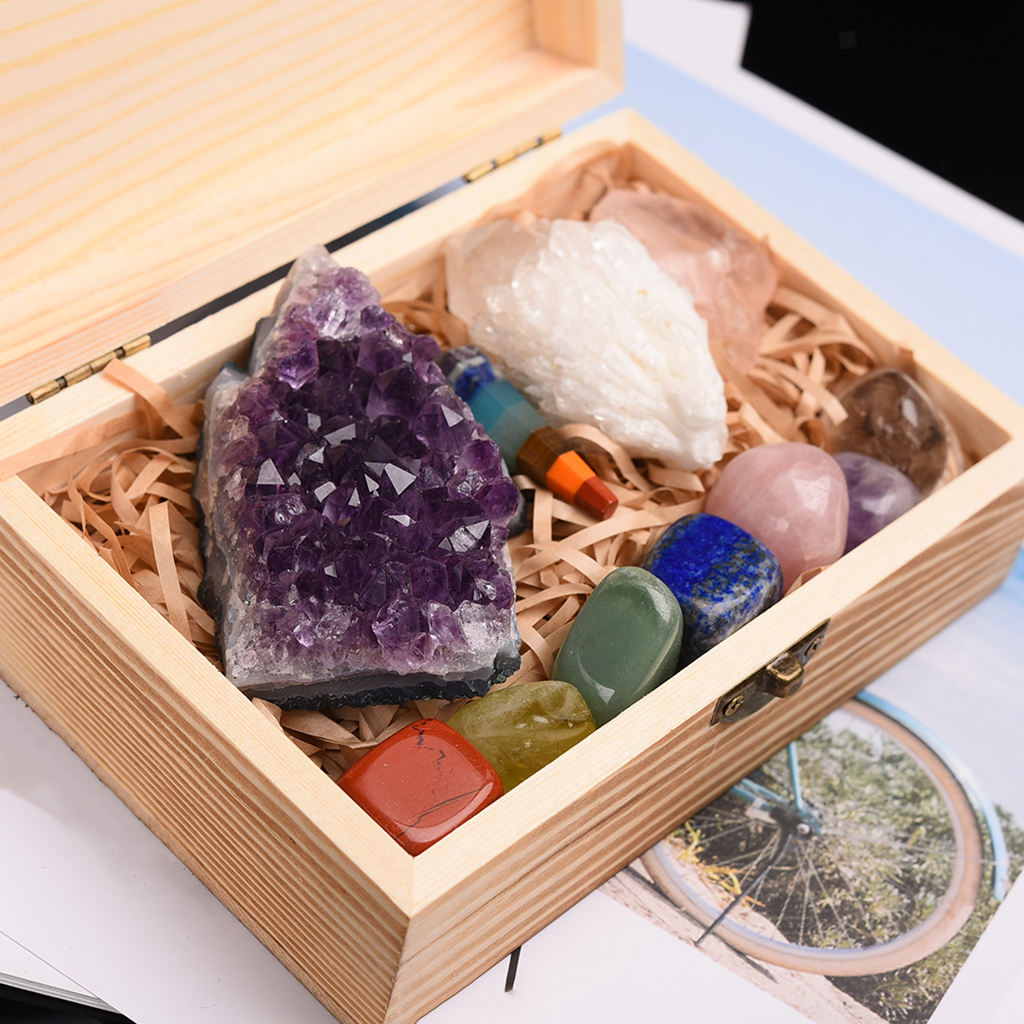 Crystals and Stones for Relaxation Meditation Anxiety Relief Gifts