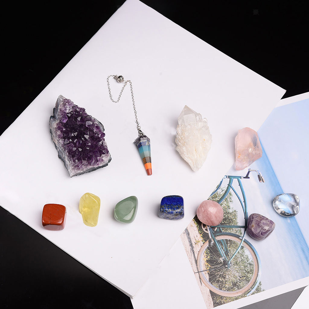 Crystals and Stones for Relaxation Meditation Anxiety Relief Gifts