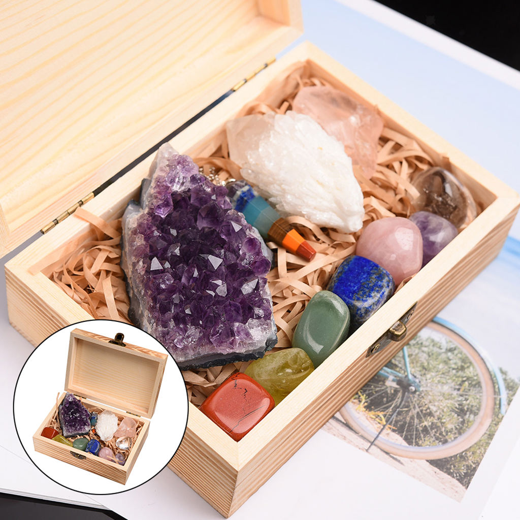 Crystals and Stones for Relaxation Meditation Anxiety Relief Gifts