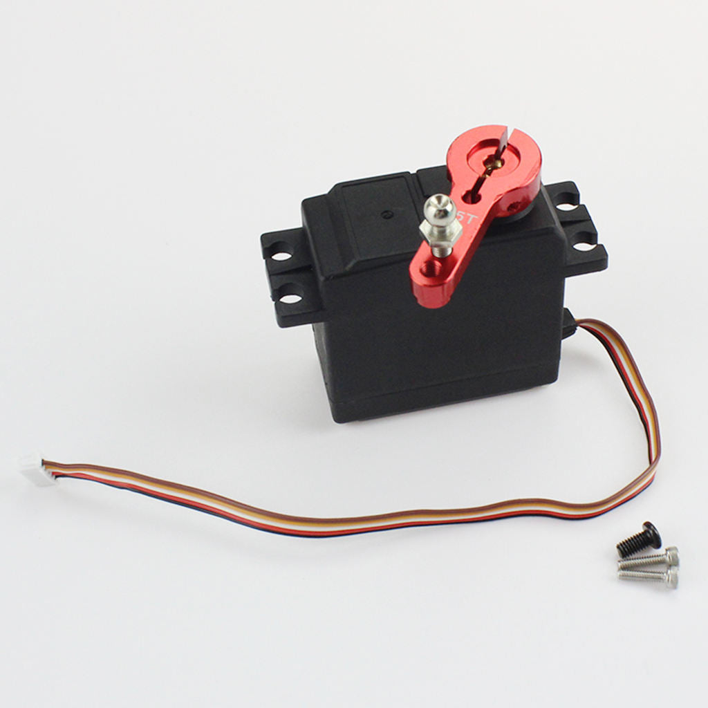 Metal Servo and Servo Arm for Wltoys 104001 RC Crawler Truck Car DIY Hobby