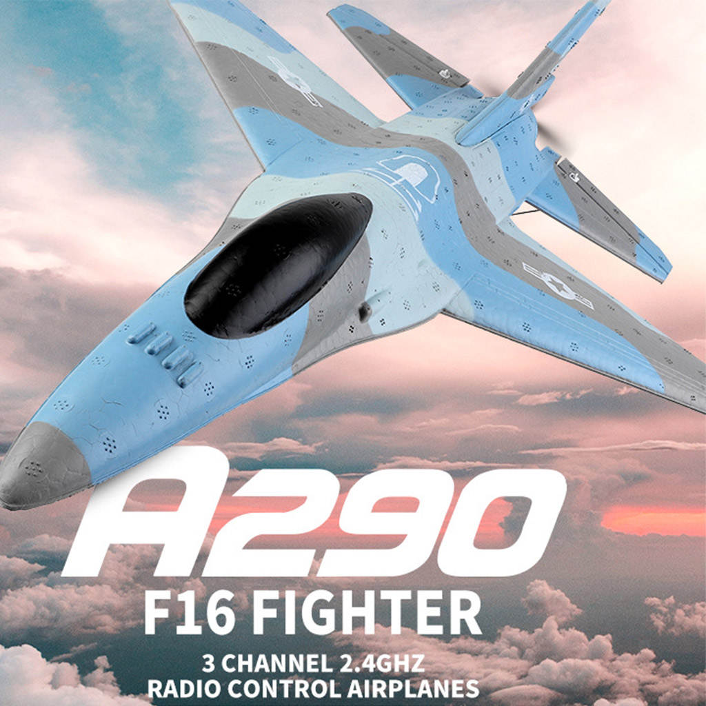 F16 2.4G 3 Channel RC Plane Glider Remote Control Aircraft Toys Ready to Fly