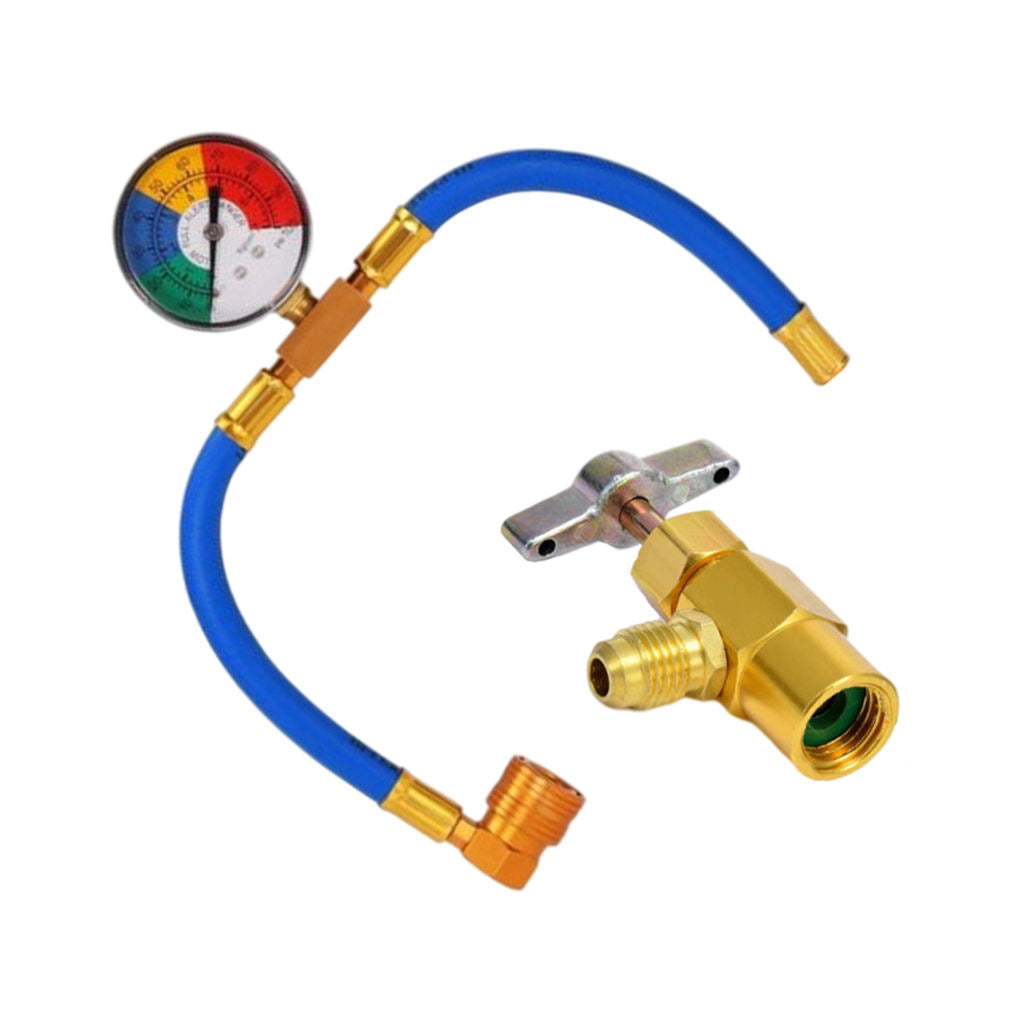 AC Charge Hose with Gauge R134A Recharge Kit Auto Air Conditioner Tools