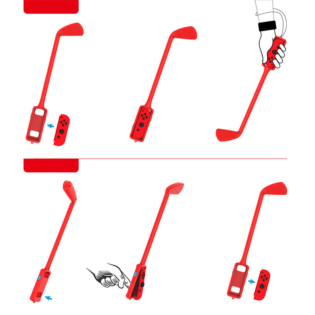 Golf Rod Compatible for  Switch Mario Golf Game,Golf Games Handgrip Accessories