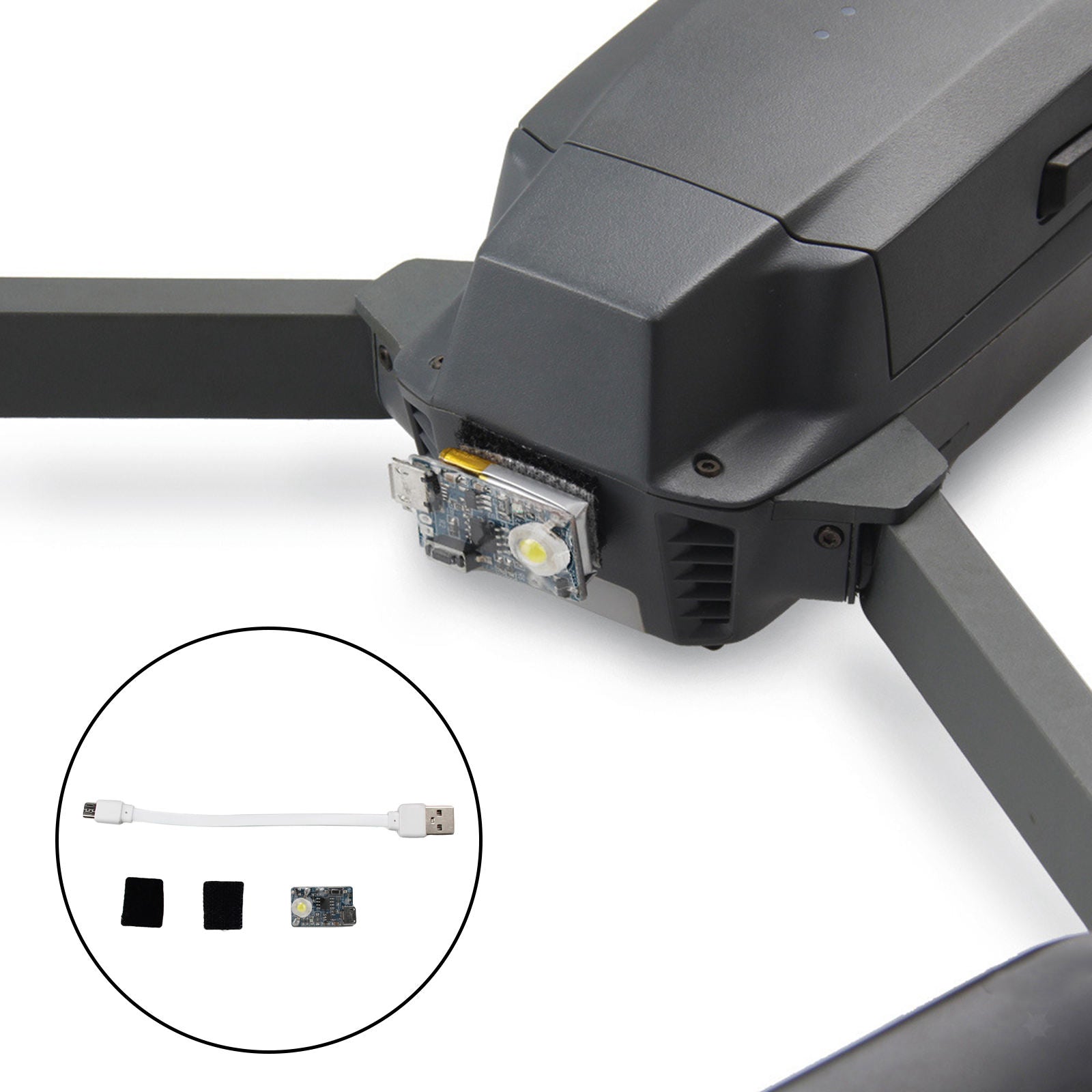 White Flash Strobe Night Lights Fit for DJI Mavic Remote Control Drone Accs