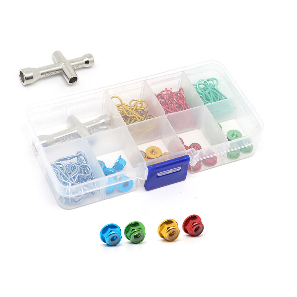 101 / PCS Metal RC Car Body R Clips For 1/10 1/12 RC Car Buggy Crawler Truck
