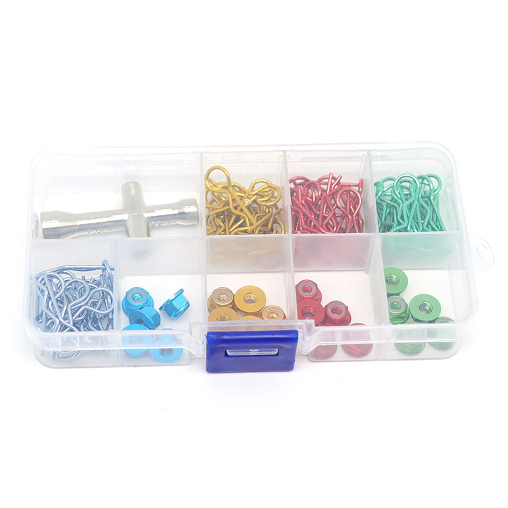 101 / PCS Metal RC Car Body R Clips For 1/10 1/12 RC Car Buggy Crawler Truck