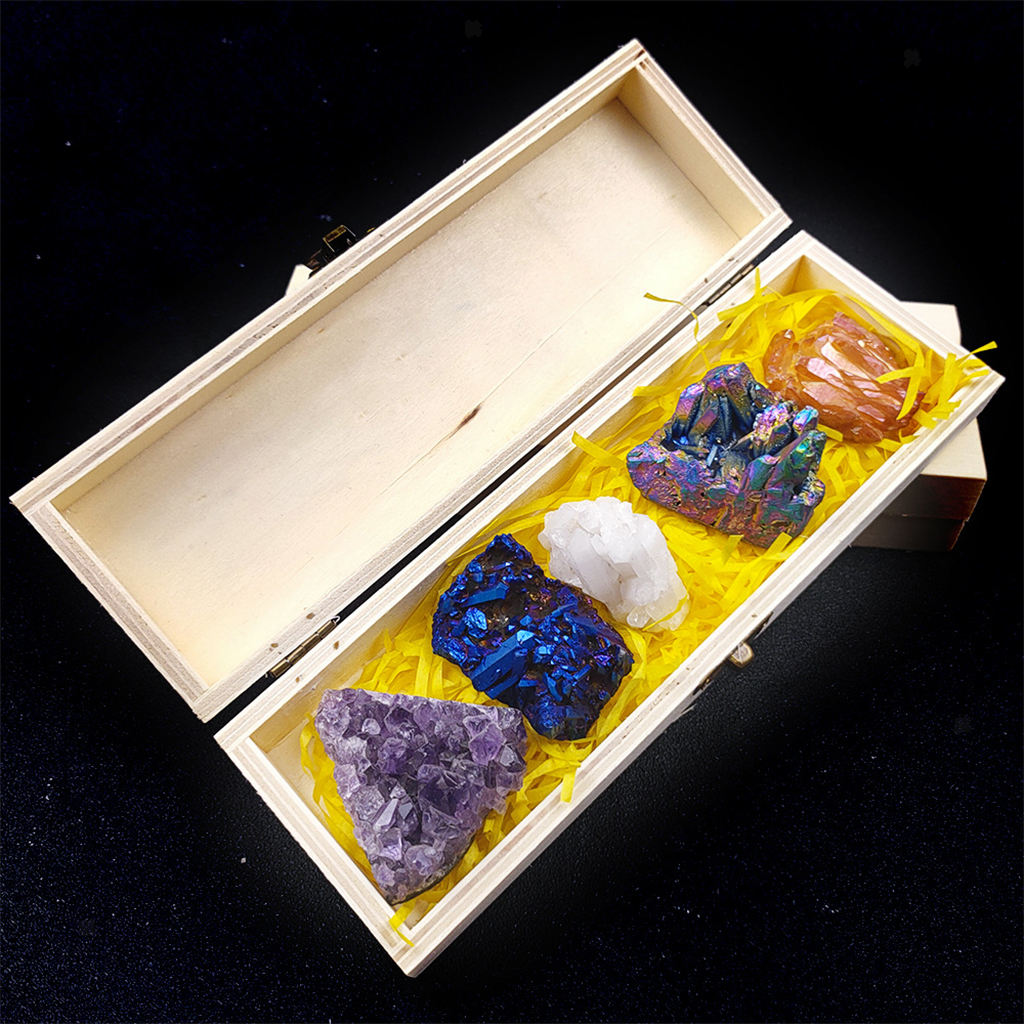 Natural Quartz Crystal Stones Large Heal Stone Polishing Amethyst Gemstones