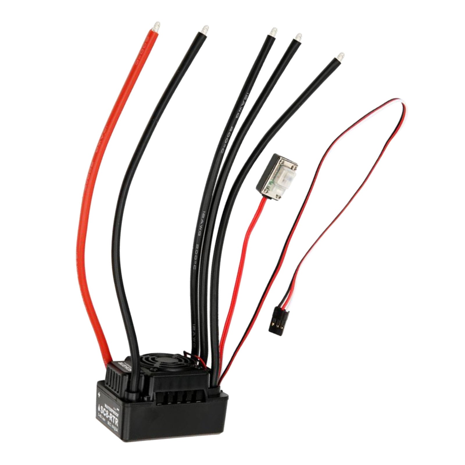 WP-SC8 ESC Brushless Speed Controller Plastic, Remote Control Waterproof DIY