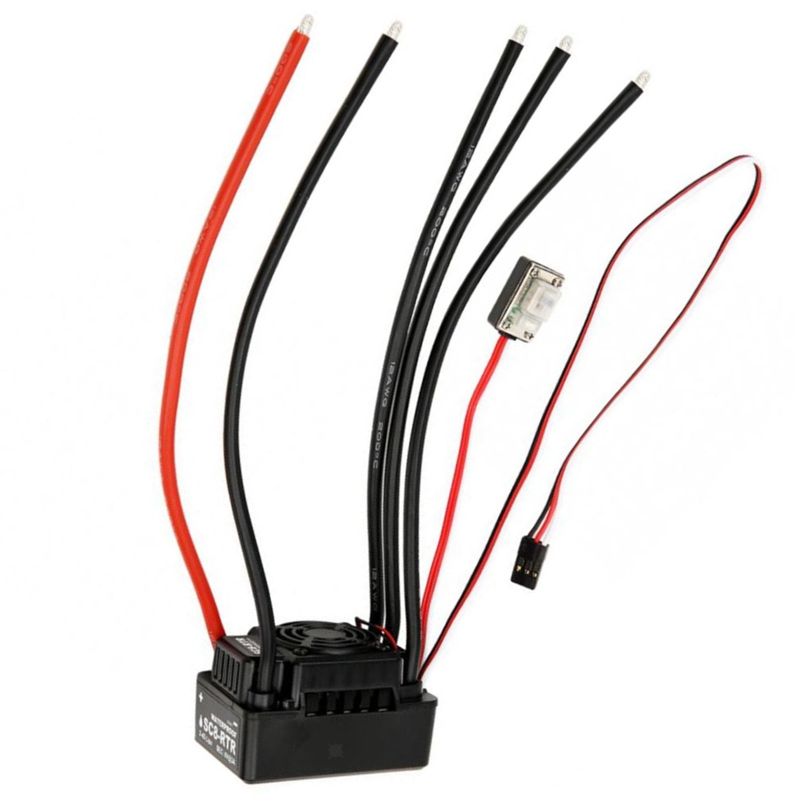 WP-SC8 ESC Brushless Speed Controller Plastic, Remote Control Waterproof DIY