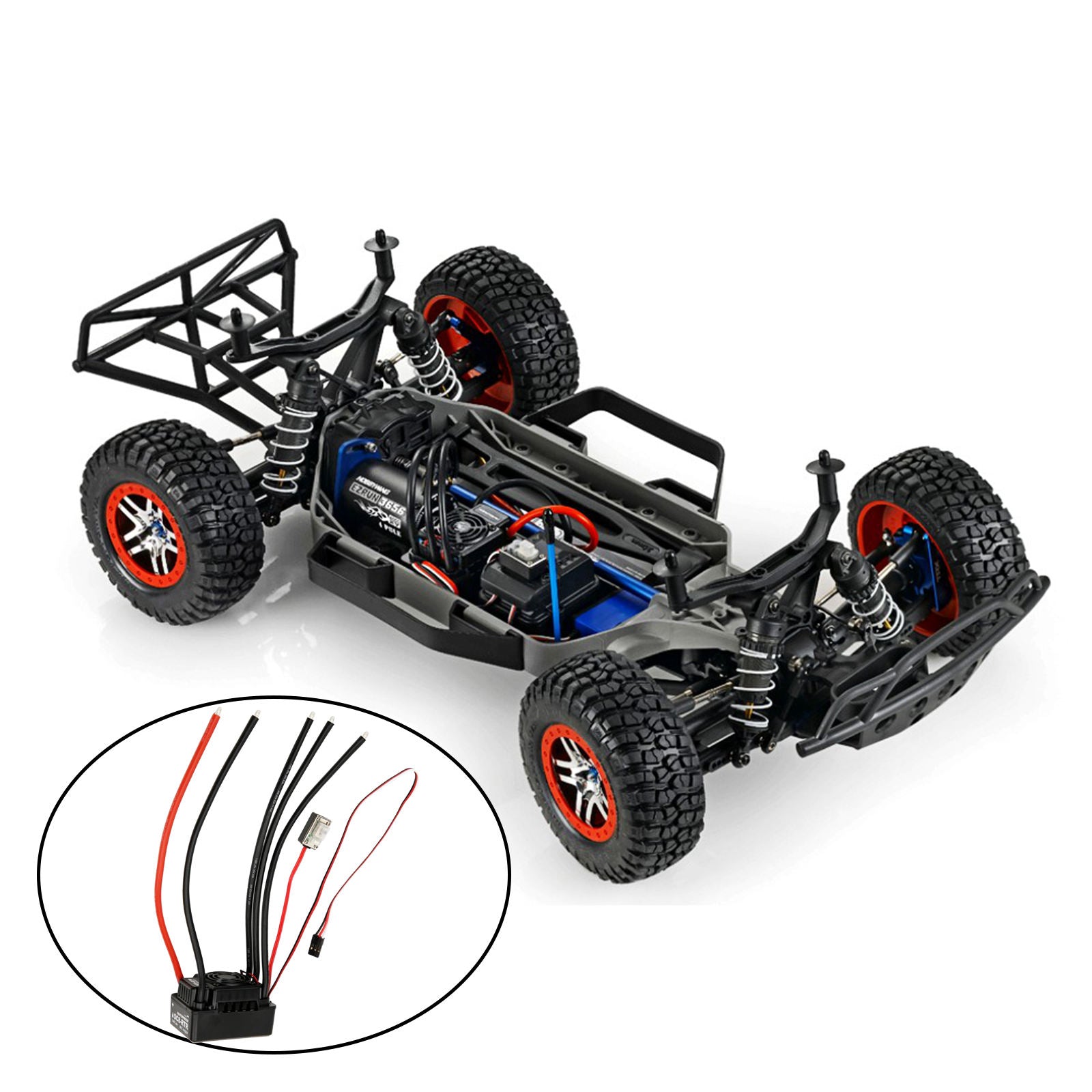 WP-SC8 ESC Brushless Speed Controller Plastic, Remote Control Waterproof DIY