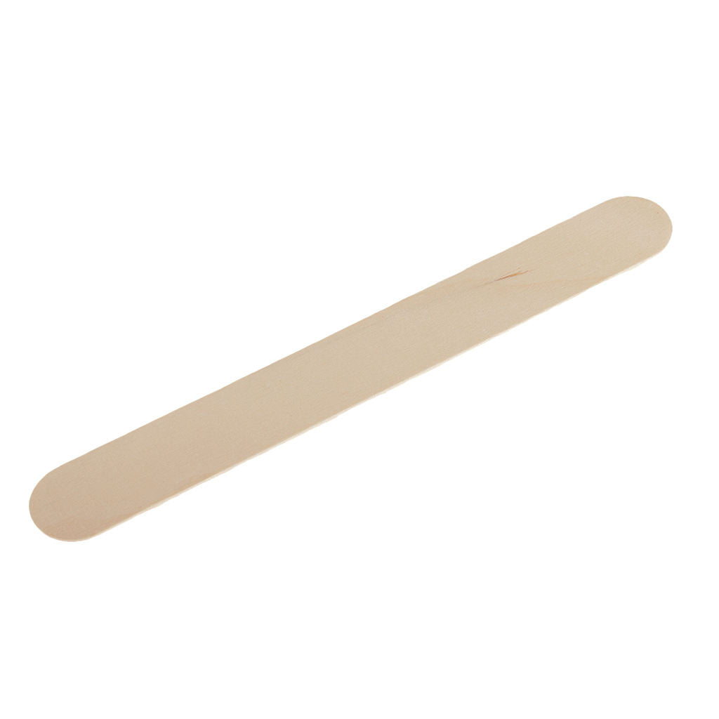 Pack 50 Wood Spatulas Wax Applicators Salon Waxing Hair Removal Craft Sticks
