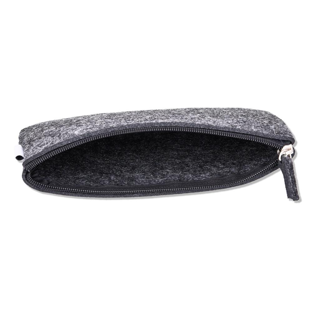 Portable Makeup Bag Travel Toiletry Cosmetic Brushes Case Purse Gray