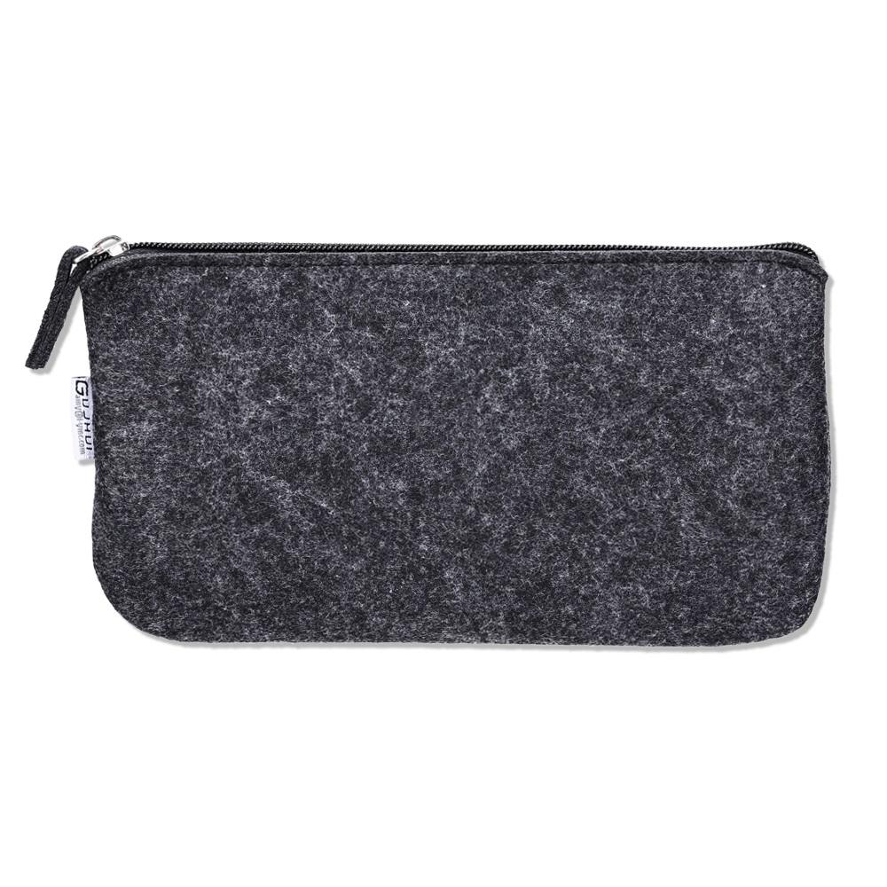 Portable Makeup Bag Travel Toiletry Cosmetic Brushes Case Purse Gray