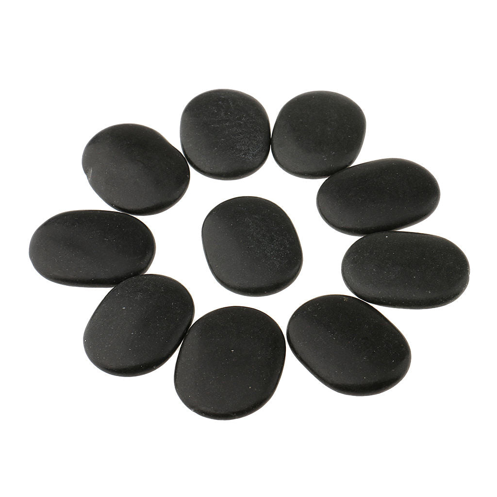 10pcs/ lot Hot Spa Rock Basalt Therapy Massage  Natural Stones 4*3cm