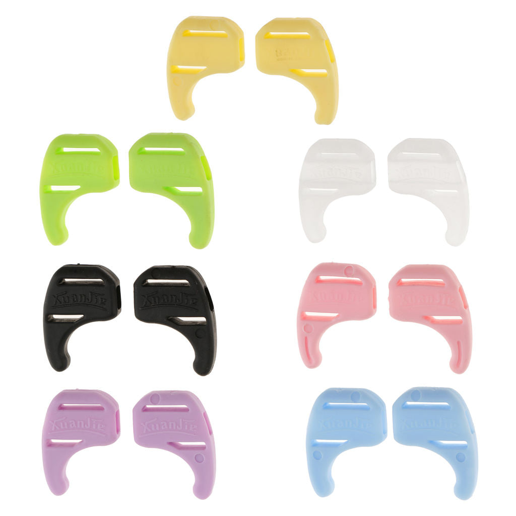100 Pairs Kids Silicone Anti Slip Eye Glasses Ear Hooks Grip Holder Pink
