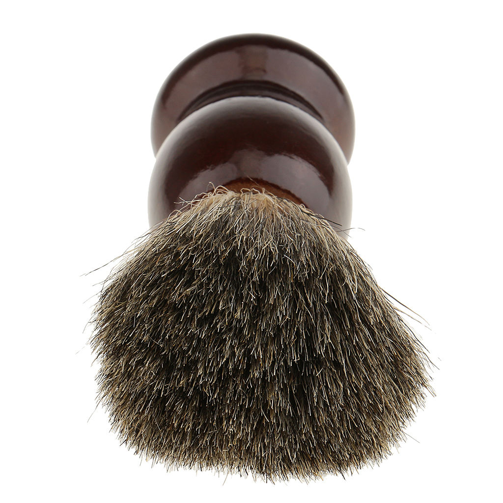 Facial Neck Bristle Hairdressing Shaving Brush for Hair Beard Dust Cleansing