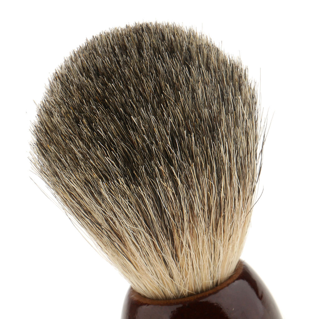 Facial Neck Bristle Hairdressing Shaving Brush for Hair Beard Dust Cleansing