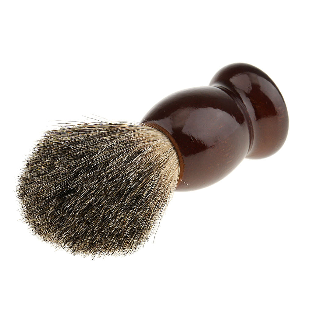Facial Neck Bristle Hairdressing Shaving Brush for Hair Beard Dust Cleansing