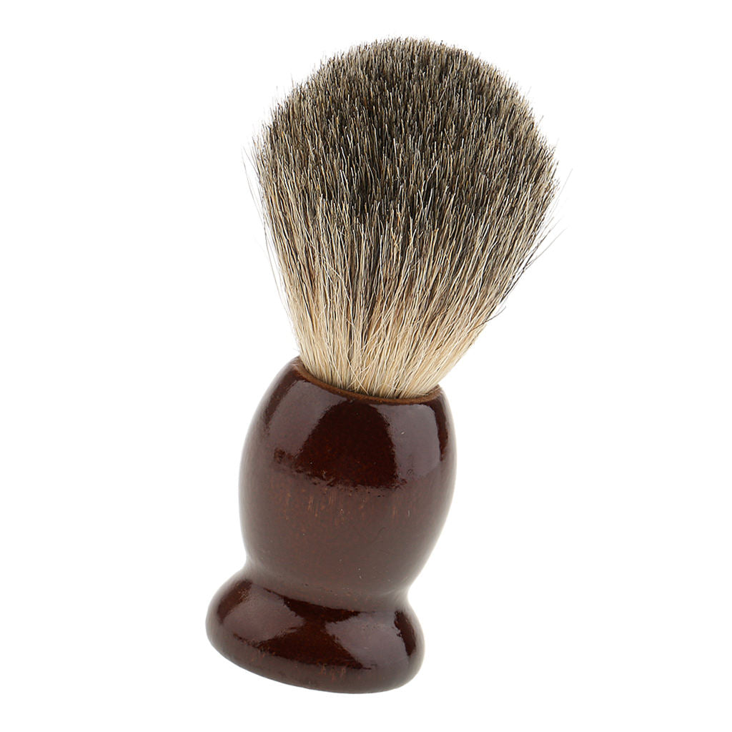 Facial Neck Bristle Hairdressing Shaving Brush for Hair Beard Dust Cleansing