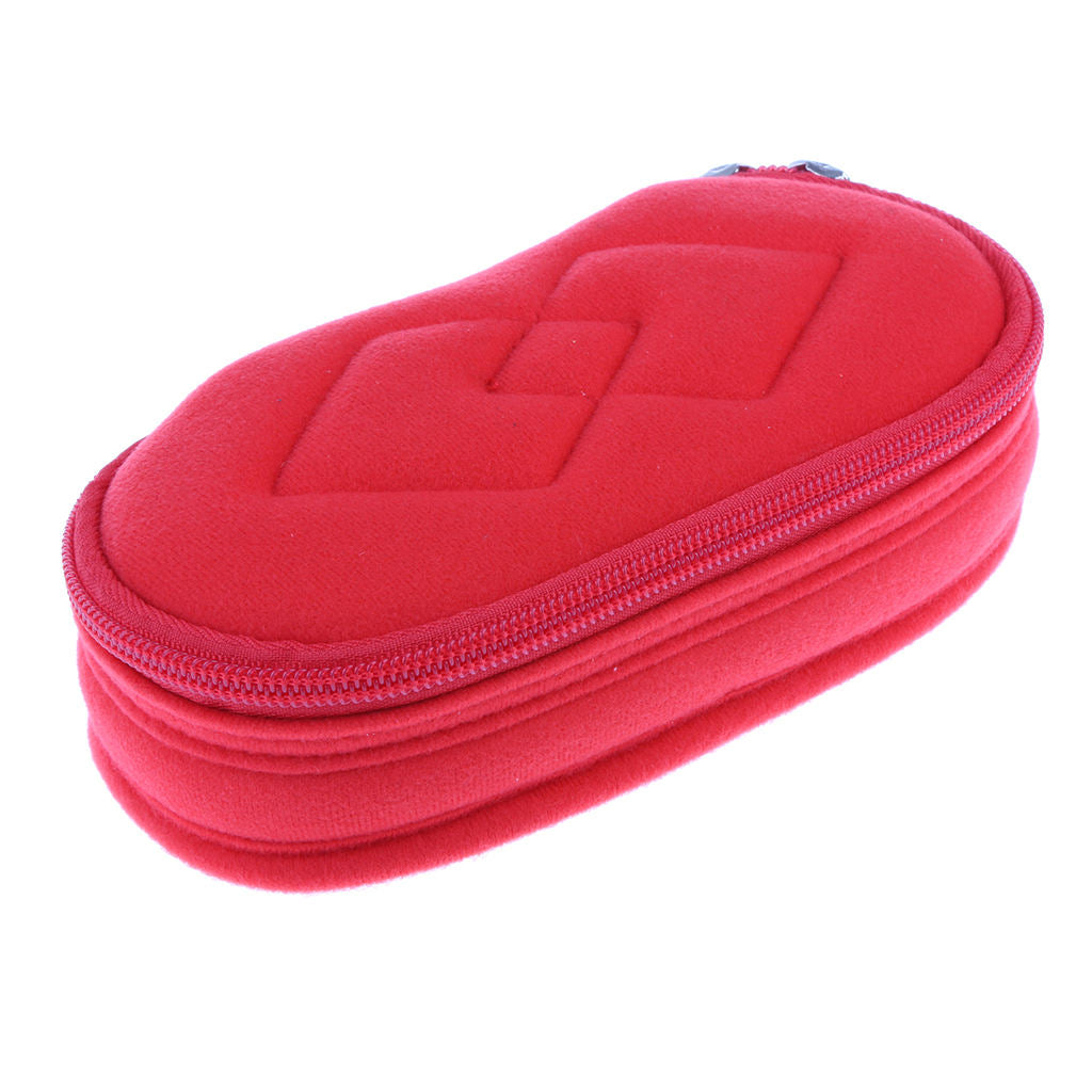 5 Slots Velvet Essential Oils Carrying Case Shockproof Organizer Bag Red