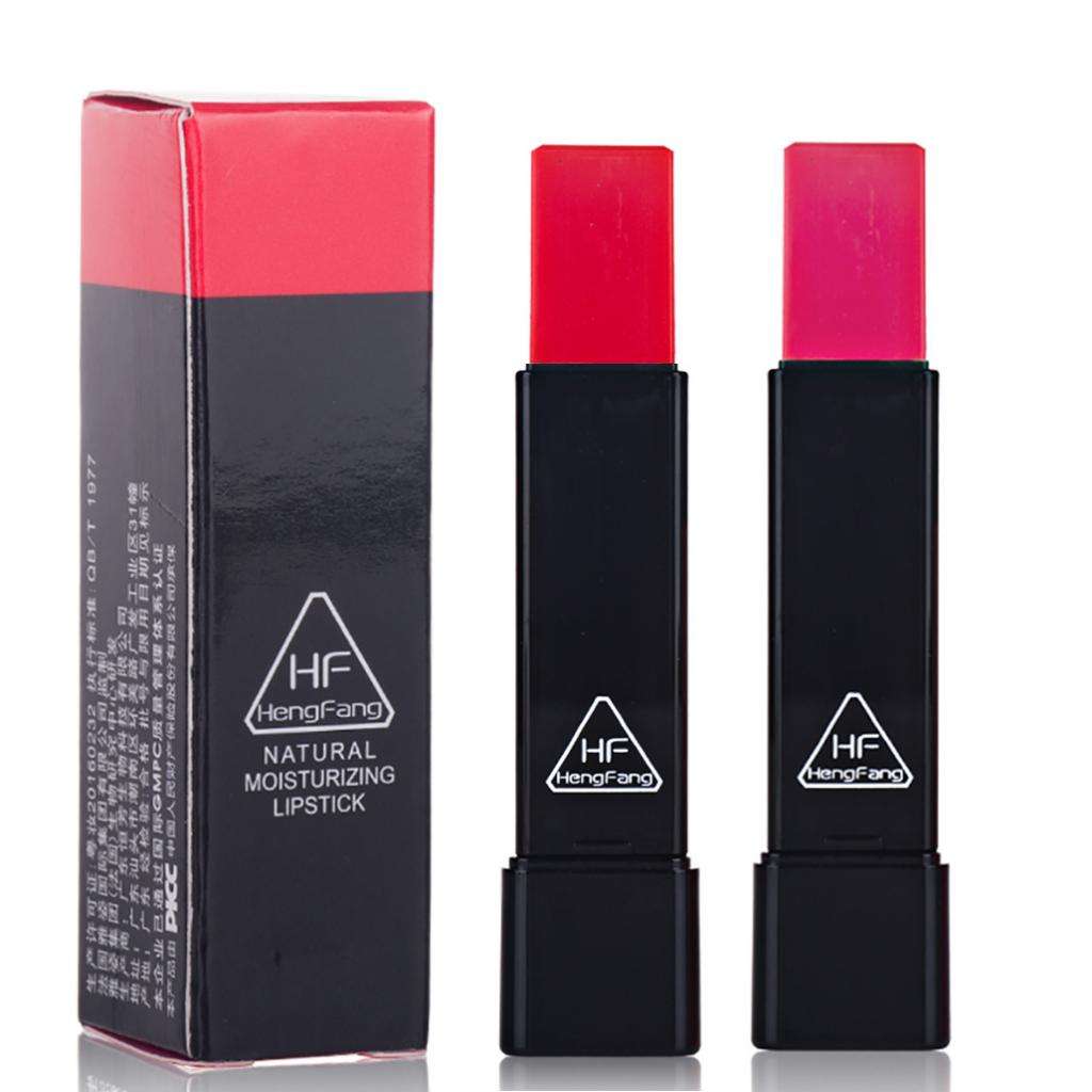 Natural Long Lasting Moisturizing Triangle Lipstick Nutritious Lip Gloss Rose