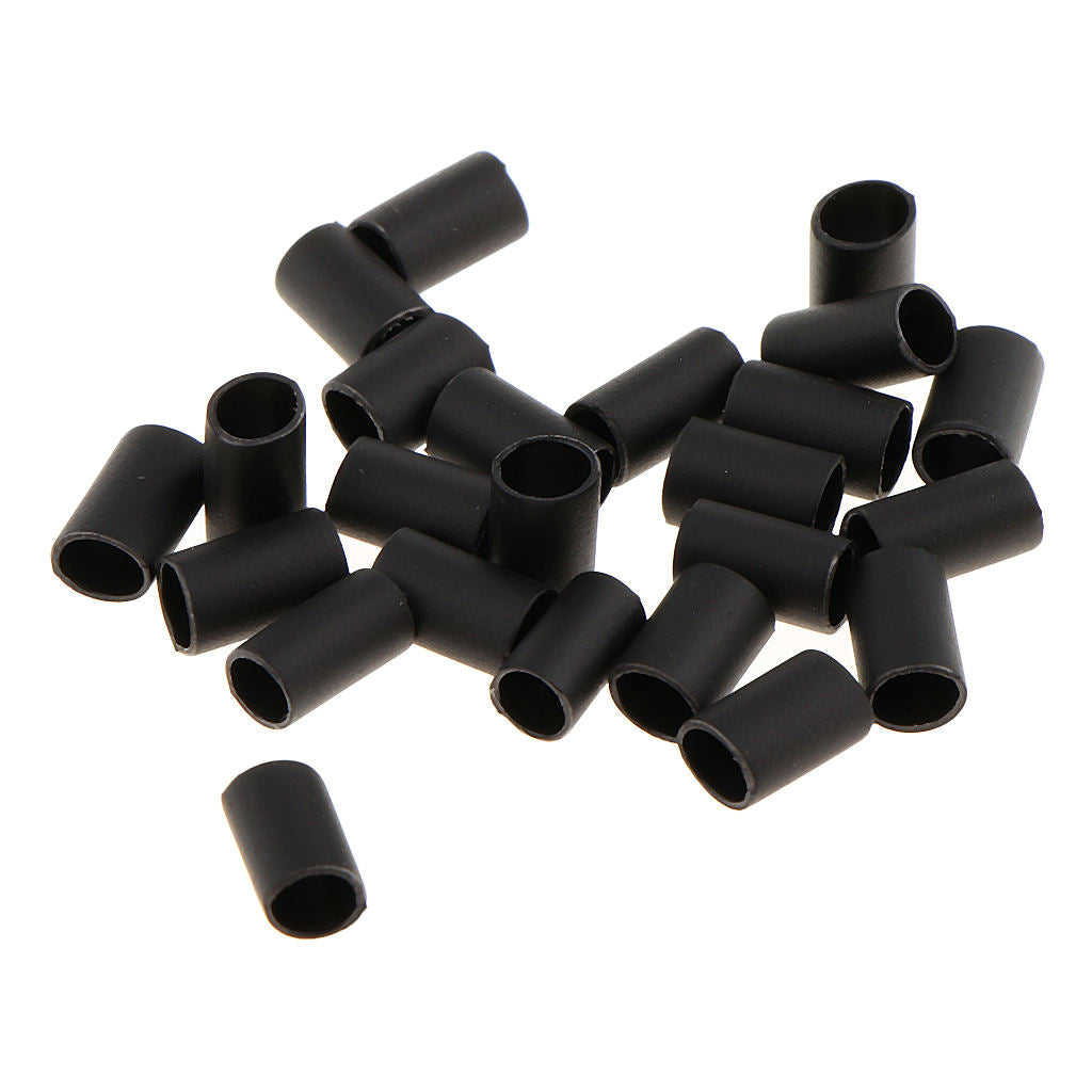 Pack of 200 Heat Shrinkable Micro Link Rings Braiding Beads 6mm Glue Lined Tubes
