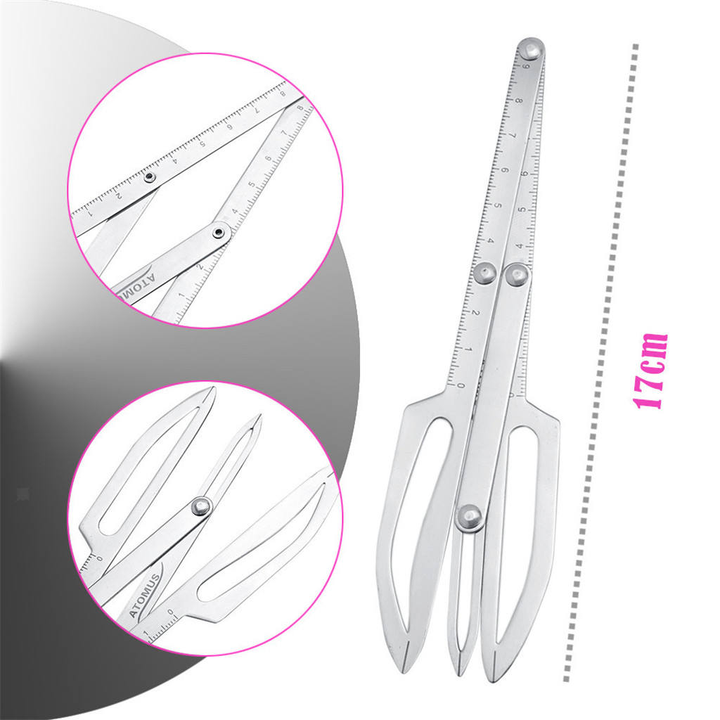 50x Microblading Needle Manual Tattoo Pencil Tool Set with Measurement Ruler