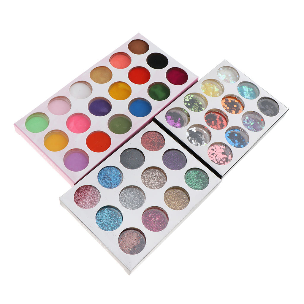 Acrylic Powder Liquid Brush Glitter Clipper Primer File Nail Art Tip Set Kit