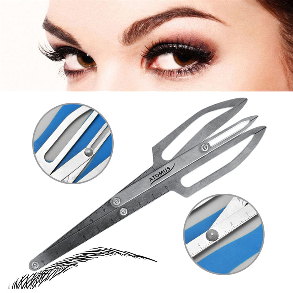 Eyebrow Tattoo Kit Microblading Needles Pen Pigment Ink Cups Practice Skin  Red