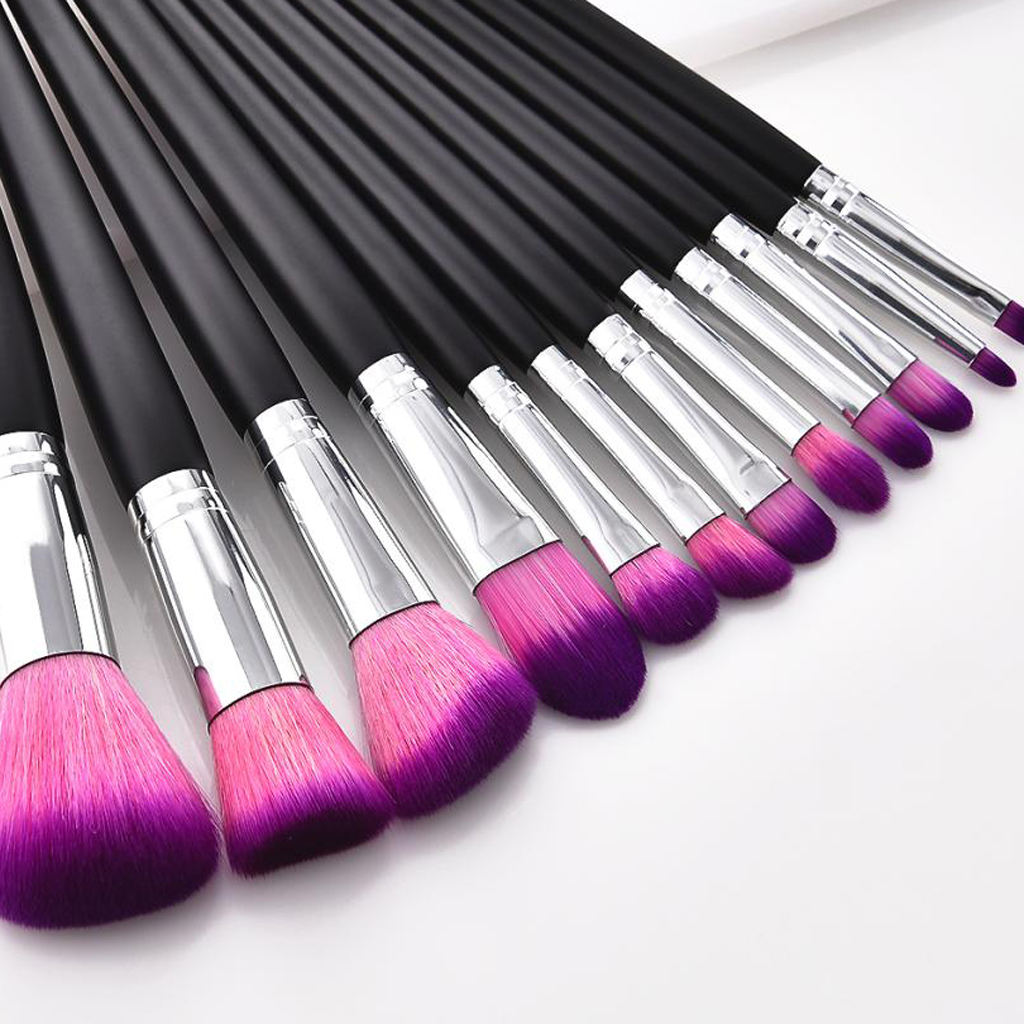 12x Cosmetic Makeup Brushes Set Powder Foundation Eyeshadow Lip Liner Tool C