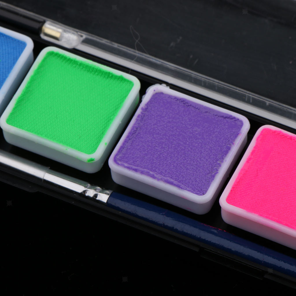 Non-toxic Face & Body Paint Painting Make Up Fancy Party Art Tool Kit RT005D