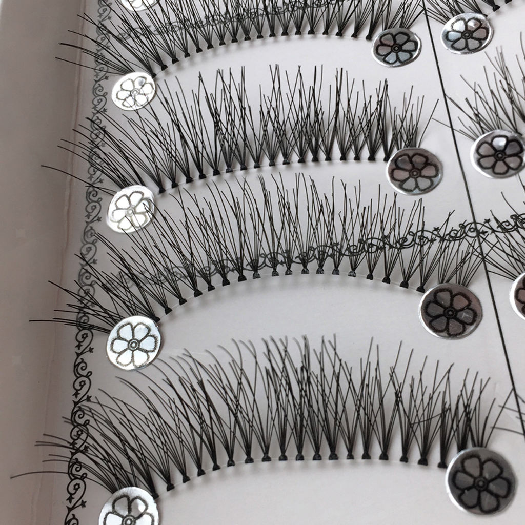 10 Pairs Beauty Natural Make Up Handmade Messy Long Style False Eyelash L11
