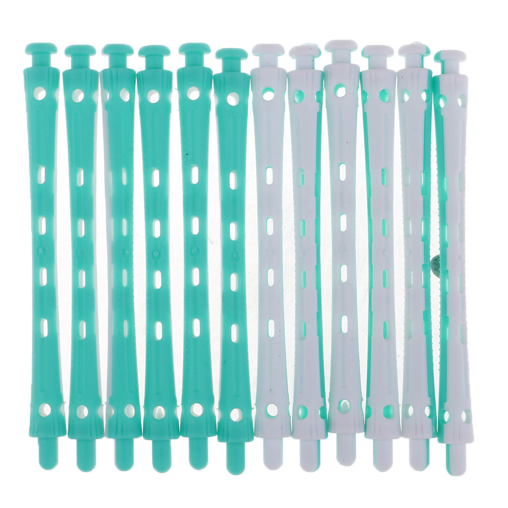 24x Professional Perming Rods Rollers Perm Curlers For Curling Waves Hair